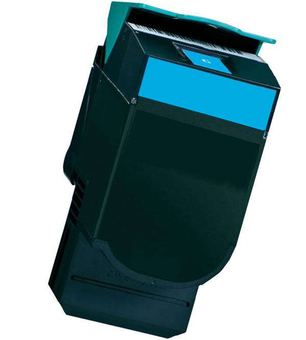 Lexmark CX310/CX410/CX510 Cyan Cartucho de Toner Generico - Reemplaza 80C2SC0/80C2SCE/802SC/80C20C0/80C20CE/802C