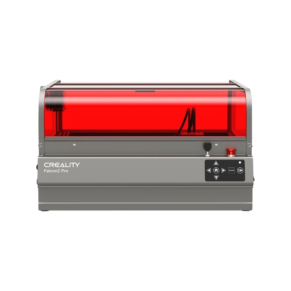 Creality Falcon 2 Pro 22W Grabadora y Cortadora Laser 22W Cerrada - Laser Clase 1 (FDA) - Area de Trabajo 400x415mm - Corte en Multiples Materiales - Diseño Visual de 360°