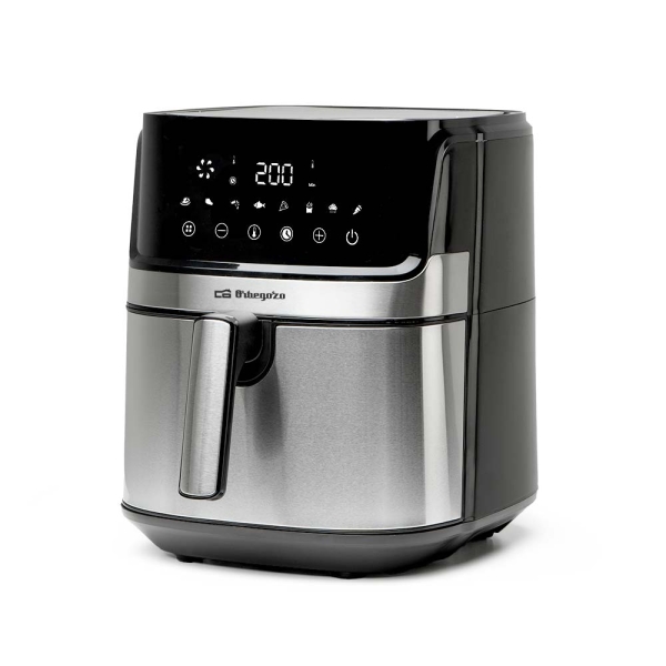 Orbegozo FDR 6510 Freidora sin Aceite Saludable - Capacidad 6.5L - Potencia 1700W - 8 Programas de Coccion - Pantalla LED Tactil - Sistema de Seguridad - Antiadherente - Lavavajillas