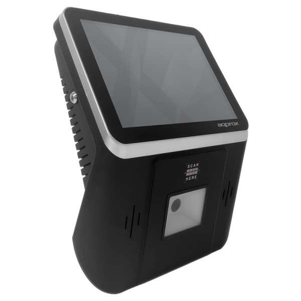 Approx APPCHECKERPRICE01 Verificador de Precios - 8" LCD - RK3566 - 2GB RAM - 32GB - Escaner 1D/2D - WIFI, LAN, Bluetooth 5.4 - Compatible con POE - Altavoz - Android 11 - Color Negro