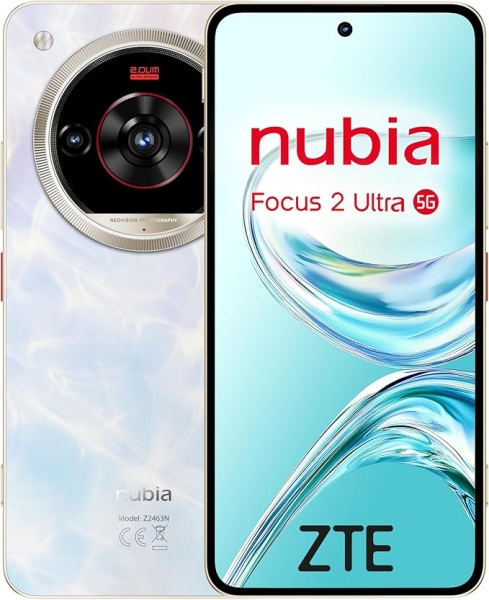 ZTE Nubia Focus 2 Ultra 5G Smartphone Pantalla 6,8" - 8+12 GB RAM - 512 GB - 120 Hz- Bateria 5000 mAh - Color Blanco