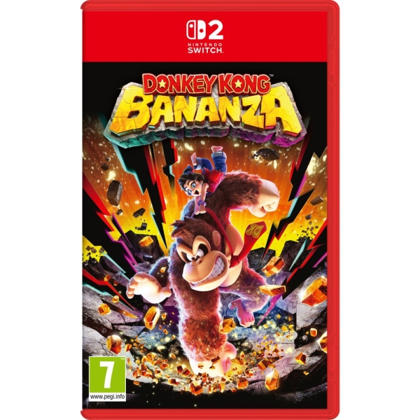 Nintendo Videojuego Donkey Kong Bananza para Consola Nintendo Switch 2 - Genero Plataformas 3D/Accion/Aventura - PEGI 7