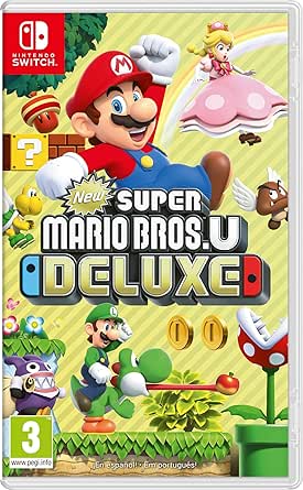 Nintendo Videojuego New Super Mario Bros. U Deluxe para Consola Nintendo Switch - Genero Plataformas 2D/Multijugador - PEGI 3