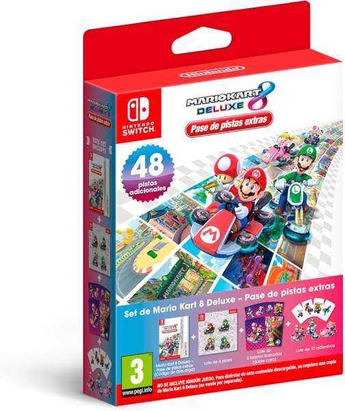 Nintendo Mario Kart 8 Booster Pack Contenido Adicional para Videojuego Mario Kart 8 Deluxe - Genero Carreras/Party - PEGI 3