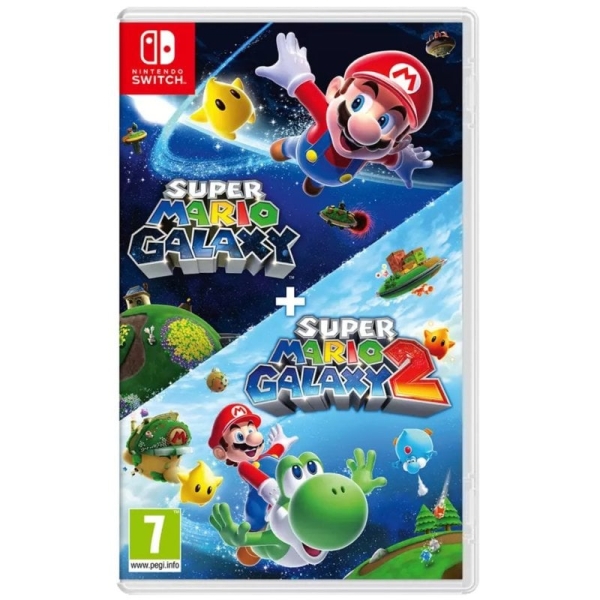Nintendo Pack de Videojuegos Super Mario Galaxy y Super Mario Galaxy 2 para Consola Nintendo Switch - Genero Plataformas/Aventura - PEGI 7