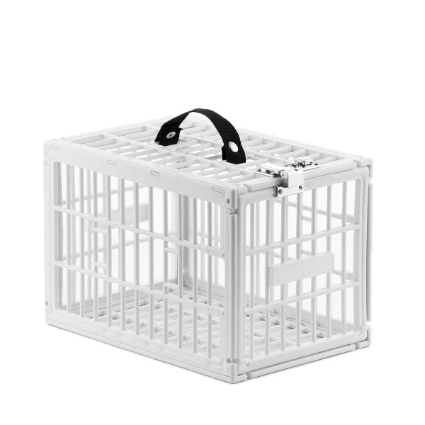 Innovagoods Food Safe Jaula de Seguridad para Neveras - Polipropileno - Cierre con Combinacion - Asa de Transporte - 28x19x19cm - Color Blanco