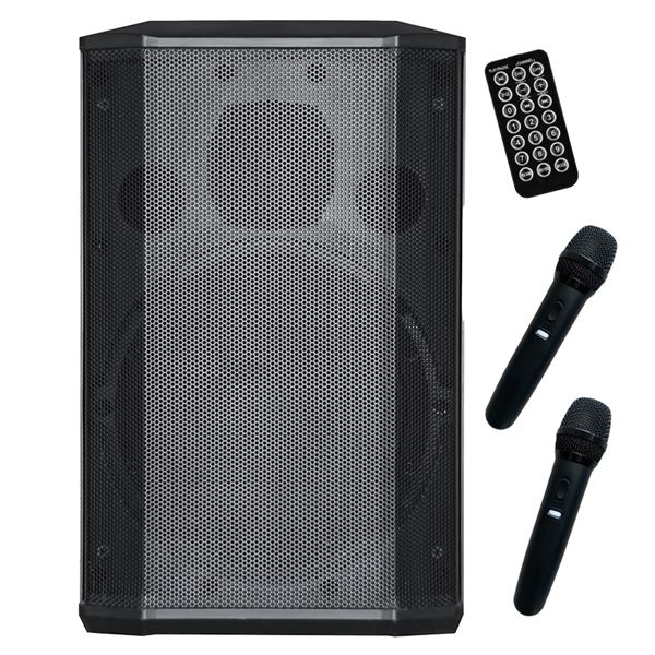 Coolsound Pro 600 Altavoz Autoamplificado Bluetooth 500W 8" 100W RMS con Bateria - True Wireless - USB, SD - 2 Microfonos Serie Pro - Autonomia hasta 4.5h - Mando a Distancia