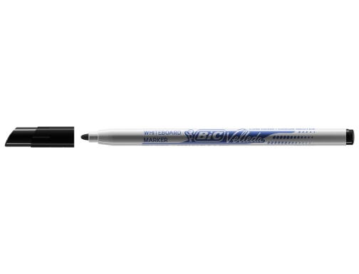 Bic Velleda 1721 Rotulador para Pizarra - Punta Fina - Trazo de 1.5mm - Borrado Optimo - Color Negro