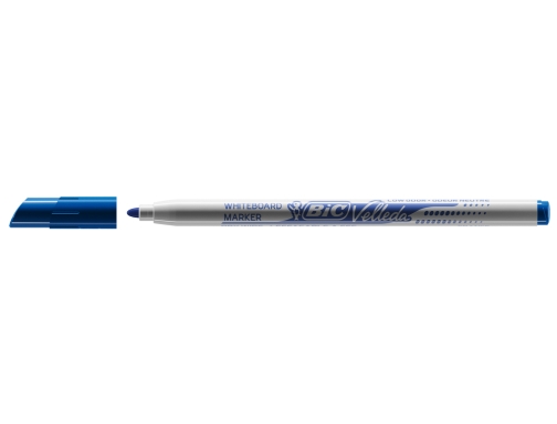 Bic Velleda 1721 Rotulador para Pizarra - Punta Fina - Trazo de 1.5mm - Borrado Optimo - Color Azul