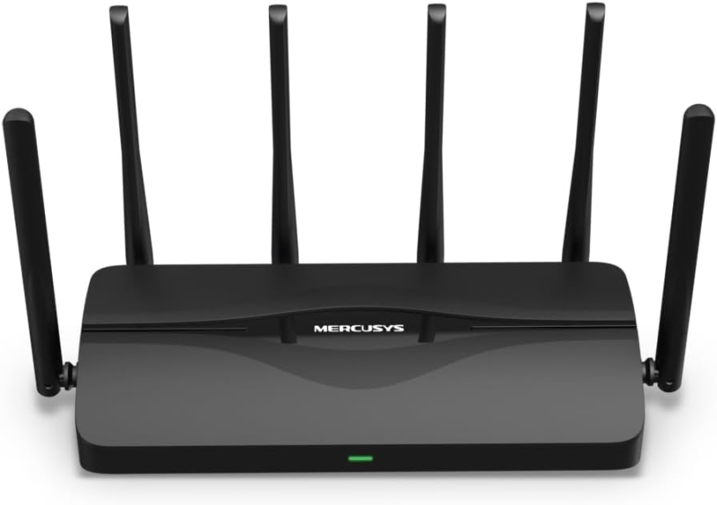 Mercusys MR47BE Router WiFi 7 TriBanda BE9300 - 3 Puertos 10/100/1000/2500Mbps - Easymesh - MU-MIMO - Color Negro