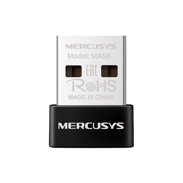Mercusys MA5B Adaptador USB Nano Bluetooth 5.4 - Hasta 7 Conexiones Simultaneas - Color Negro