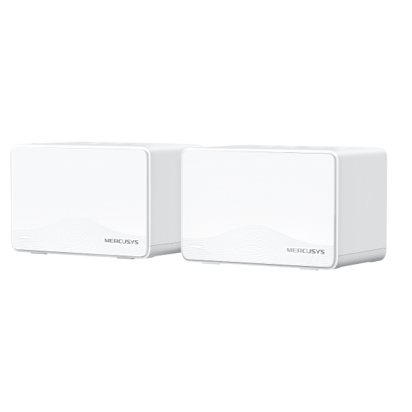 Mercusys Halo H25BE Pack de 2 Unidades Sistema Mesh Wi Fi 7 BE3600 - Cobertura Hasta 460m2 - Velocidad hasta 3600 Mbps - Color Blanco