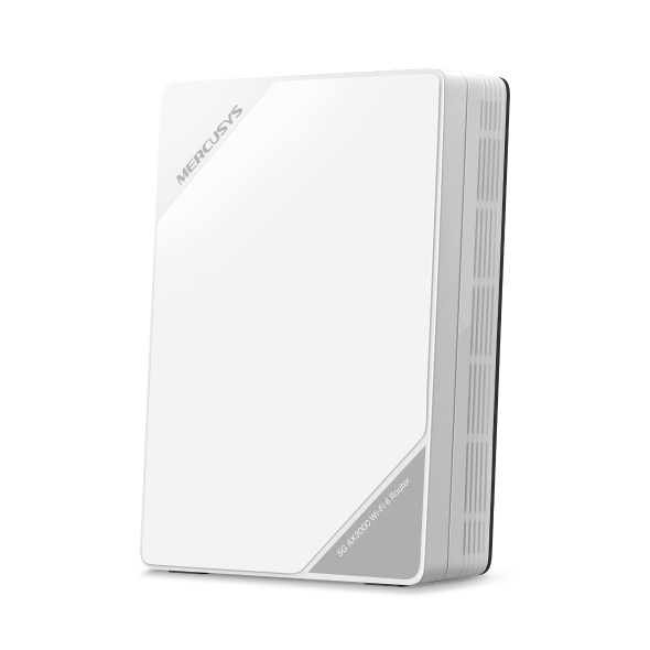 Mercusys MB520 Router 5G Wi Fi 6 AX3000 - Velocidad Hasta 4.67 Gbps - Conexion hasta 256 Dispositivos - Puerto 2.5 Gbps WAN LAN - Color Blanco