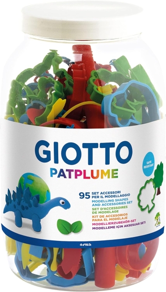 Giotto Patplumen Pack con 95 Accesorios para Modelaje de Plastilina