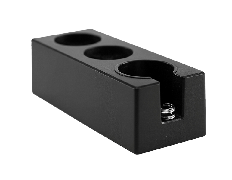 Cecotec Baristeo Tamper Station Estacion de Prensado 3 en 1 - Incluye Accesorios - Antideslizante - Portafiltros Desde 51 a 58mm - Facil Limpieza - Color Negro