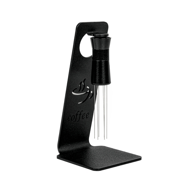 Cecotec Baristeo Stand Needle Soporte Magnetico con Agitador - 6 Agujas de Acero Inoxidable - Color Negro