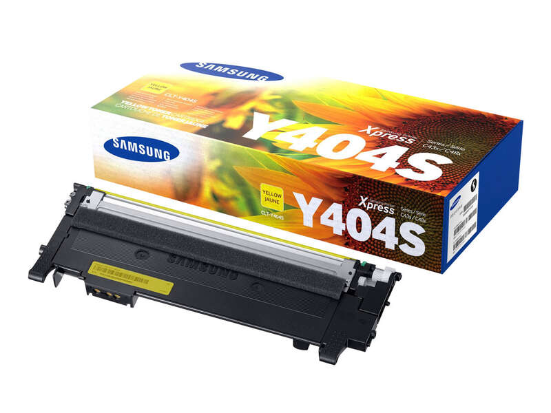 Samsung CLT-Y404S Amarillo Cartucho de Toner Original - SU444A