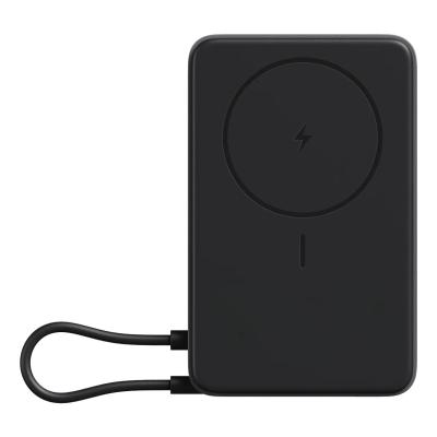 Xiaomi Magnetic Power Bank 10000 con Soporte Integrado - Carga Inalambrica Magnetica - 20W Max - USB C Bidireccional - 5900 mAh / 37 Wh - Pantalla Integrada - Diseño Compacto - Color Gris
