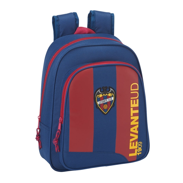 Safta Levante U.D. Mochila Infantil - Adaptable a Carro - Hombreras Acolchadas - Bolsillo Frontal - Asa Superior - Compacta y Ligera - 9L - 270x100x330mm - Color Rojo y Azul
