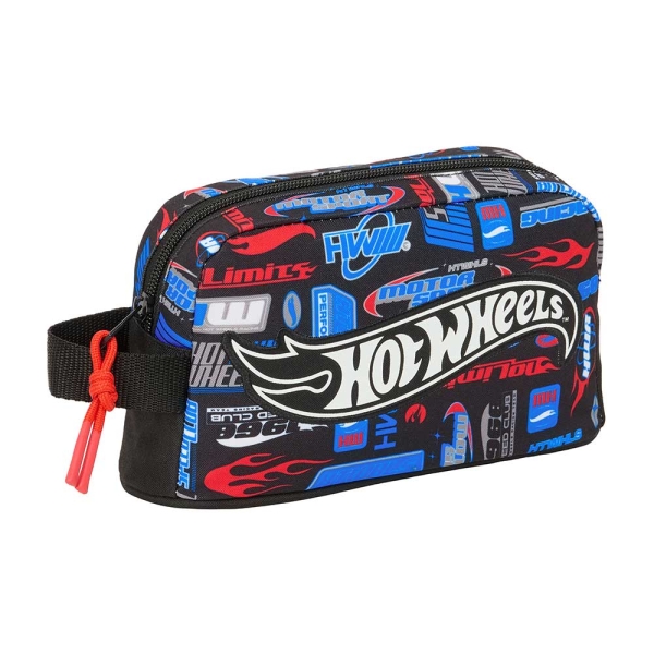 Safta Hot Wheels Portadesayunos Termico de 1.7L - Interior Forrado en Aluminio - 215x65x120mm - Color Azul
