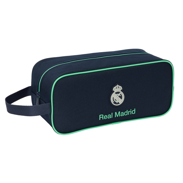 Safta Real Madrid 2ª Equipacion 25/26 Zapatillero - Asa Lateral - 7L - Material Resistente - 340x140x150mm - Color Azul Marino