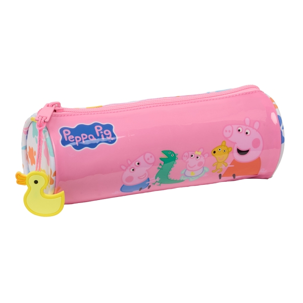 Safta Peppa Pig Baby Pig Portatodo - Tirador Facil de Abrir - 1L - 200x70x70mm - Color Rosa