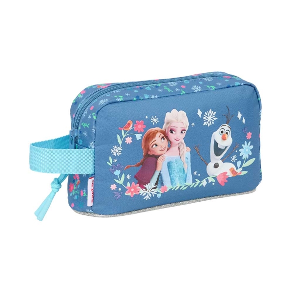 Safta Frozen Portadesayunos Termico de 1.7L - Interior Forrado en Aluminio - 215x65x120mm - Color Azul