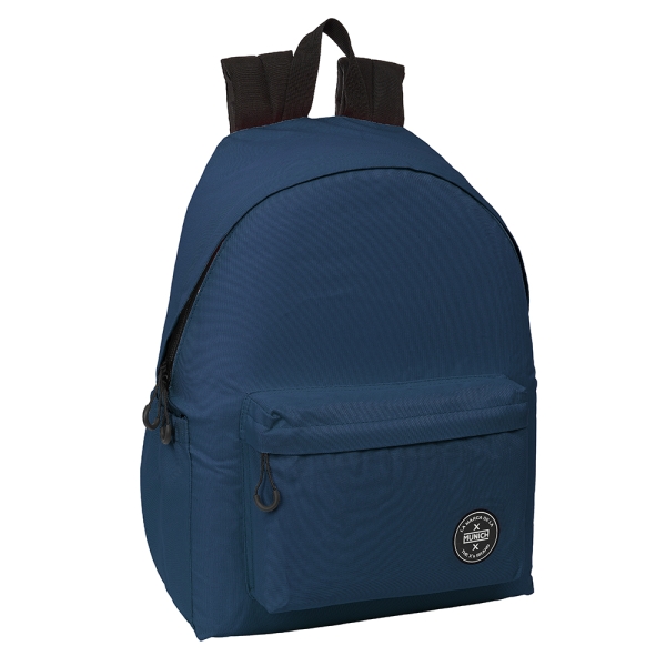 Safta Munich Teen Blue Mochila para Portatil hasta 14.1" - 17.3L - Ergonomico - Correas Ajustables - 310x130x430mm - Color Azul Marino