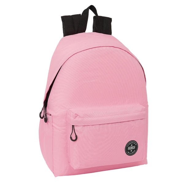 Safta Munich Teen Pink Mochila para Portatil hasta 14.1" - 17.3L - Ergonomico - Correas Ajustables - 310x130x430mm - Color Rosa