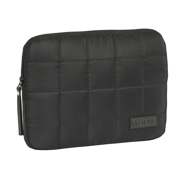 Safta Moos Capsula Funda para Portatil hasta 11.6" - Alojamiento Acolchado - 1.42L - Proteccion contra Golpes - 310x20x230mm - Color Negro