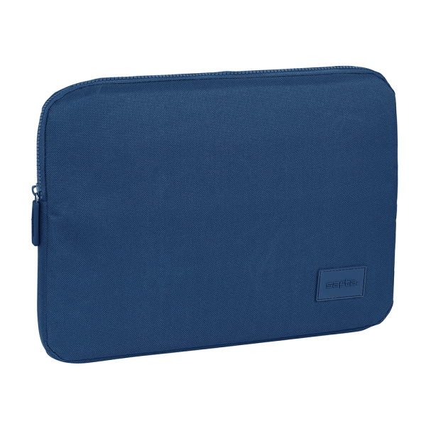 Safta Basic Funda para Portatil hasta 14" - Alojamiento Acolchado - 1.7L - Proteccion contra Golpes - 340x20x250mm - Color Azul Marino