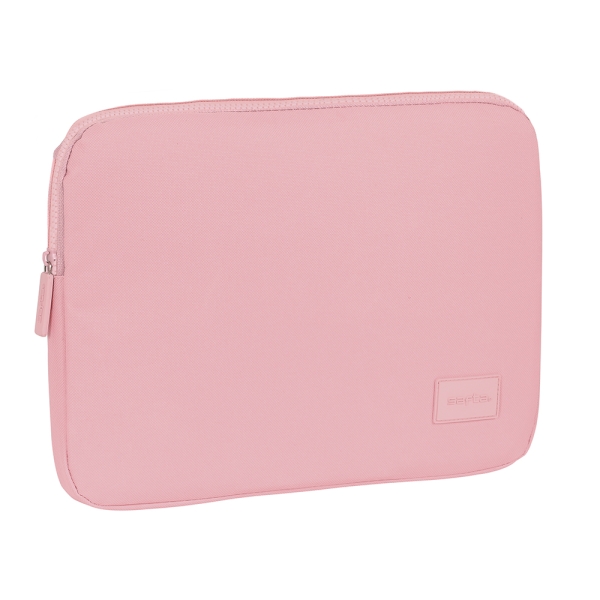 Safta Basic Funda para Portatil hasta 14" - Alojamiento Acolchado - 1.7L - 340x20x250mm - Color Rosa