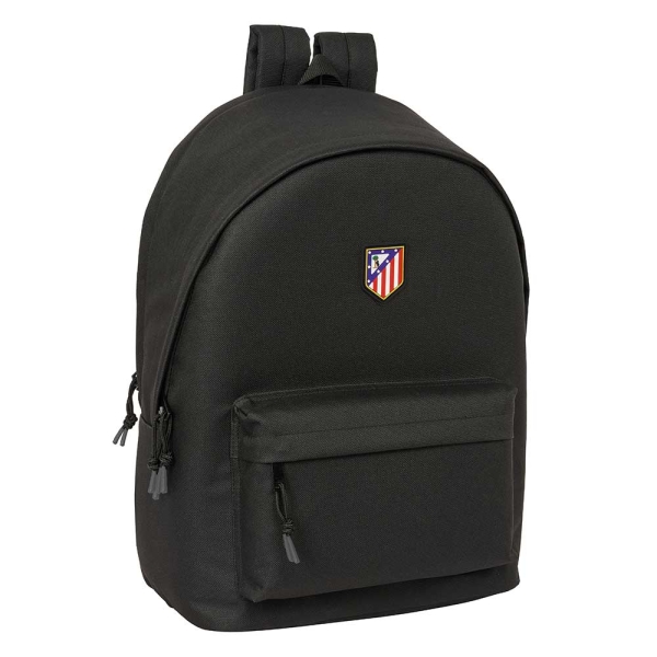 Safta Atletico de Madrid Teen Black Mochila para Portatil hasta 15.6" - Conector USB - Base Acolchada - Tirador Doble - Asa Superior - 24.55L - 310x180x440mm - Color Verde Oscuro