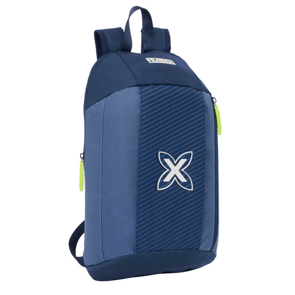 Safta Munich Blue Indigo Mini Mochila - Hombreras Acolchadas - Asas de Mano - 8.5L - Uso Diario - Ergonomia Ajustable - 220x100x390mm - Color Azul Marino