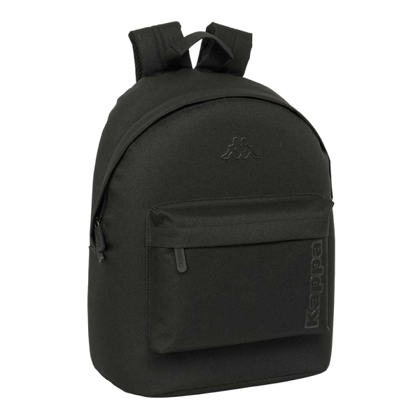Safta Kappa Basics Mochila para Portatil hasta 14.1" - Bolsillo para Tablet - Bolsillo Trasero - Tirador Doble - Espalda Transpirable - 20L - 310x160x410mm - Color Negro