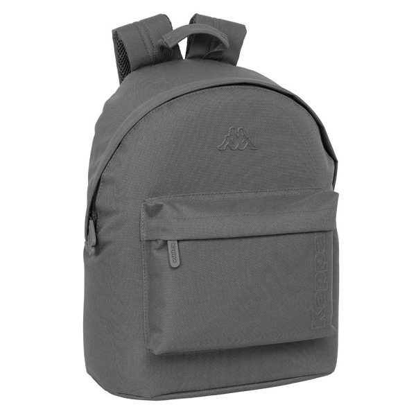 Safta Kappa Basics Gris Mochila para Portatil hasta 14.1" - Bolsillo para Tablet - Bolsillo Trasero - Tirador Doble - Hombreras Acolchadas - Asa Superior - 20L - 310x160x410mm - Color Gris