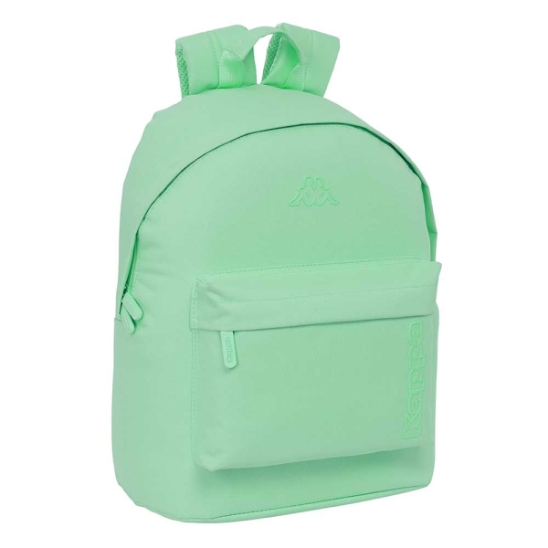 Safta Kappa Basics Mochila para Portatil hasta 14.1" - Bolsillo para Tablet - Tirador Doble - Hombreras Ergonomicas - Espalda Transpirable - 20L - 310x160x410mm - Color Menta