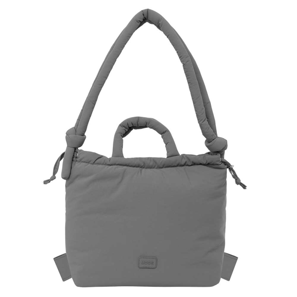Safta Moos Capsula Grey Mochila para Portatil hasta 14.1" - Cierre de Iman - Bolsillo Interior - Cierre con Cordones - Asas Acolchadas - 18.80L - Bolsillo Exterior - 400x170x310mm - Color Gris