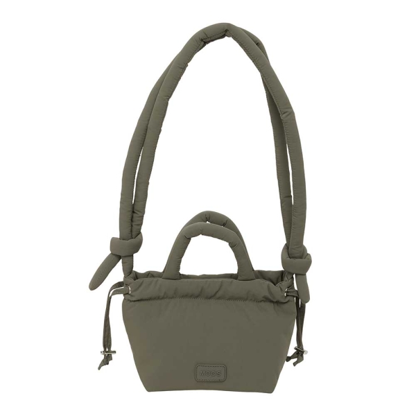 Safta Moos Capsula Bolso Compacto - Cierre de Iman - Cremallera - Cierre con Cordones - Asas Acolchadas - 2.56L - 160x100x160mm - Color Verde