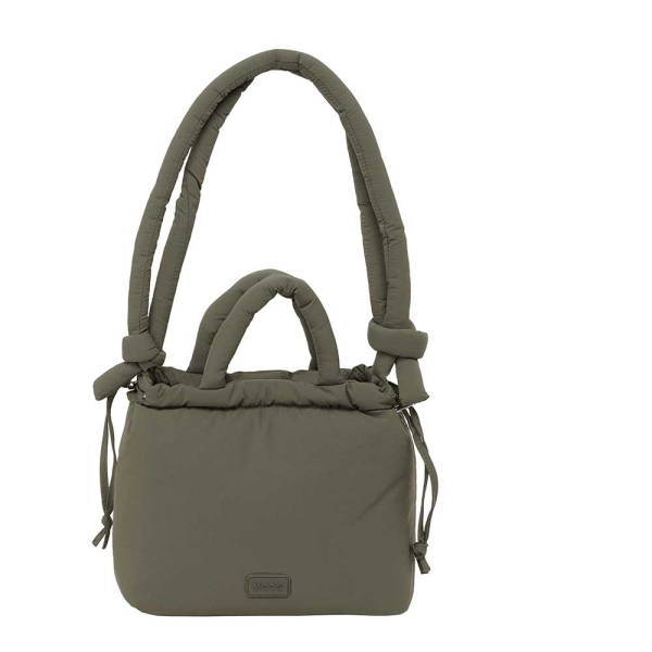 Safta Moos Capsula Bolso - Cierre de Iman - Cremallera - Asas Acolchadas - 6.34L - Estructura Acolchada - 240x110x240mm - Color Verde