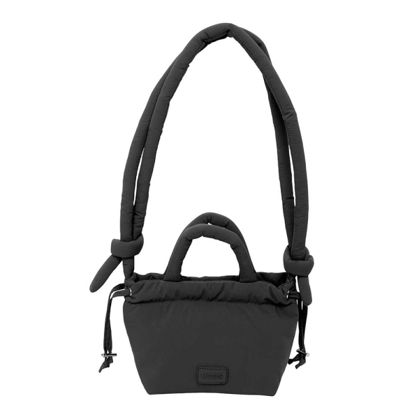 Safta Moos Capsula Bolso Compacto - Cierre de Iman - Cremallera - Cierre con Cordones - Asas Acolchadas - Compacto y Ligero - Proteccion Acolchada - 2.56L - 160x100x160mm - Color Negro