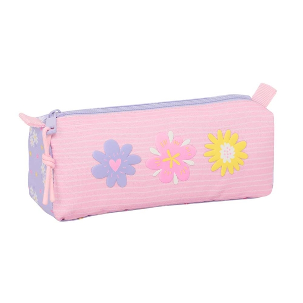 Safta Bouquet Portatodo - Cremallera - 1.20L - 210x70x80mm - Color Rosa Pastel