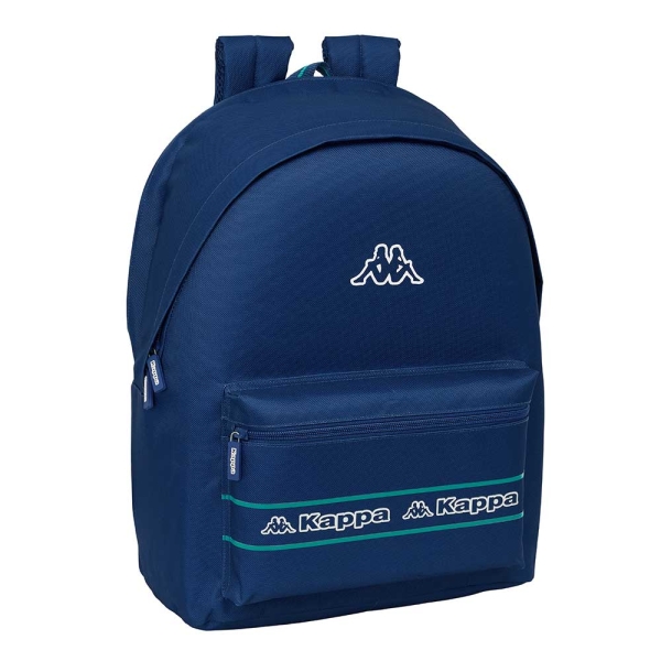 Safta Kappa Marino Mochila para Portatil hasta 15.6" - Conector USB - Base Acolchada - Tirador Doble - Hombreras Ergonomicas - Asa Superior - 24.55 L - 310x180x440mm - Color Azul Marino