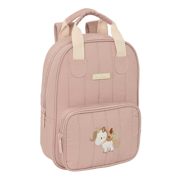 Safta Unicornio Mochila Infantil - Bolsillo Frontal - Tarjeta ID - Hombreras Acolchadas - Asa Forrada - 4.5L - 200x80x280mm - Color Rosa