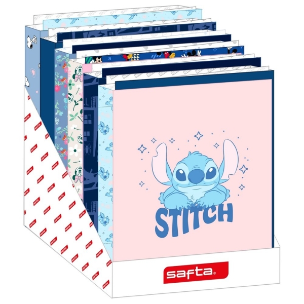 Safta Expositor con Carpetas de Anillas - Material Reciclado - Resistente - 290x340x340mm - Colores Surtidos