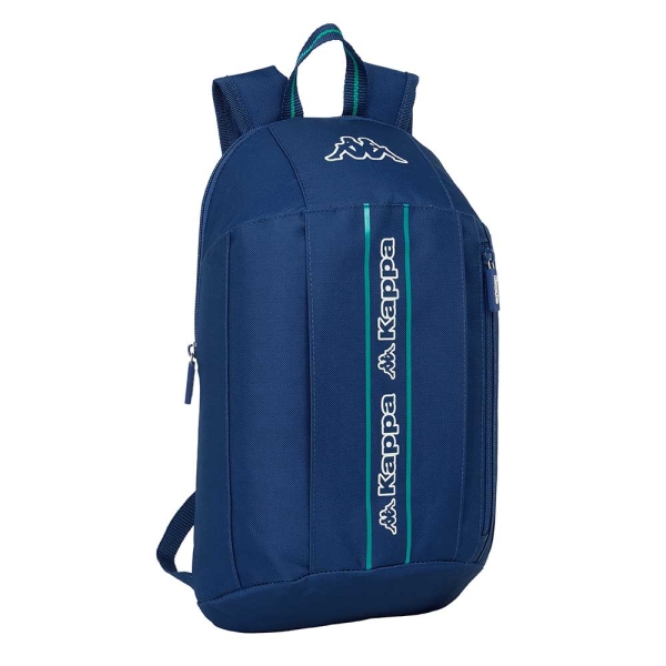 Safta Kappa Marino Mini Mochila - Hombreras Acolchadas - Espalda Ergonomica - Asa Superior - Ajustables y Confortables - Compacta y Ligera - 8.5L - 220x100x390mm - Color Azul Marino