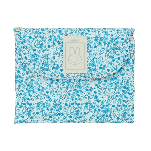 Safta Miffy Mum Garden Cambiador de Bebe Plegable - Repelente de agua - Compacto - Facil de Limpiar - 400x500mm - Color Azul Claro