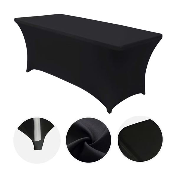Sungarden Funda Para Mesa de Resina 152x70x74cm - Color Negro