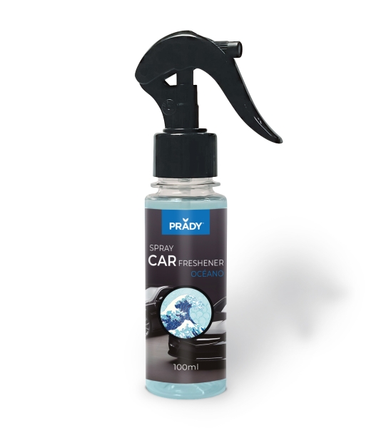 Prady Ambientador Coche Oceano - Frasco de 100 ml - Spray Pulverizador