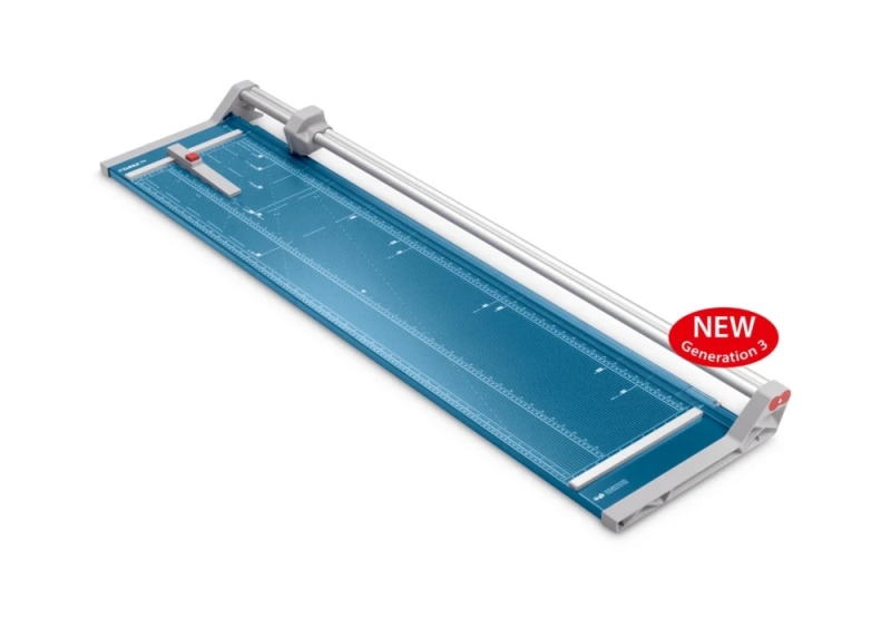 Dahle 558 Cizalla Profesional de Rodillo Formato A0 - Capacidad 7 Hojas - Longitud de Corte 1300mm - Cuchilla Circular Autoafilable de Acero